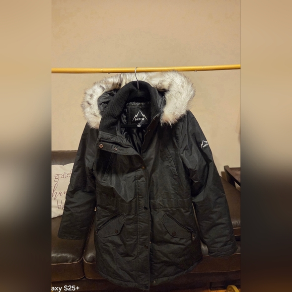 HFX Jackets & Blazers - HFX Women's Black Ski Jacket with Faux Fur Hood